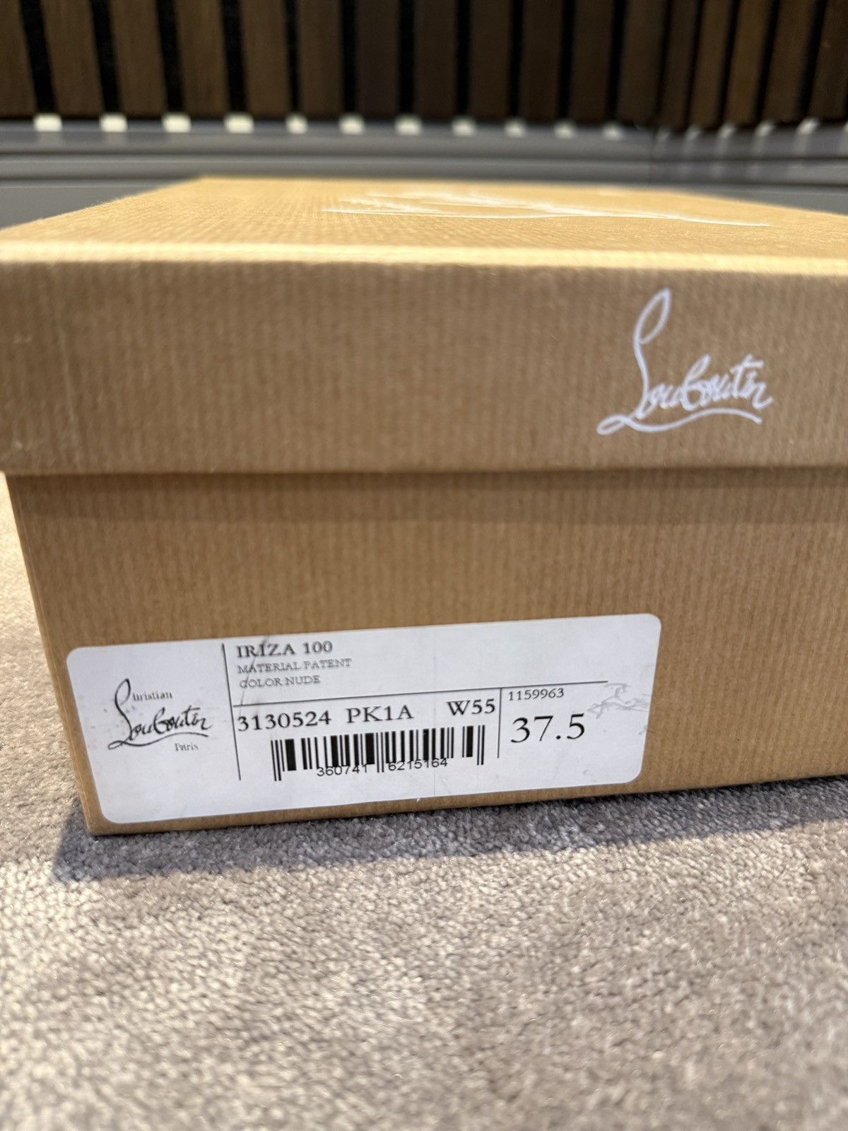 Christian Louboutin Christian Louboutin Iriza 100mm patent nude pumps Size US 7 / IT 37 - 15 Thumbnail