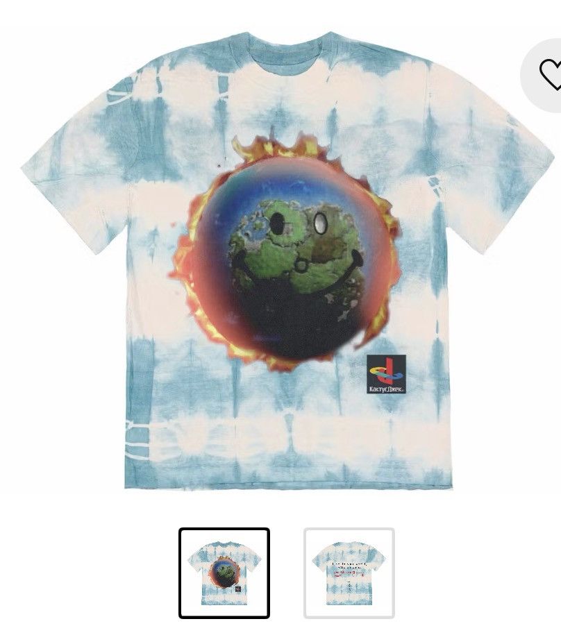 Travis Scott Cactus jack world Tie dye T shirt Large Size US L / EU 52-54 / 3 - 1 Thumbnail