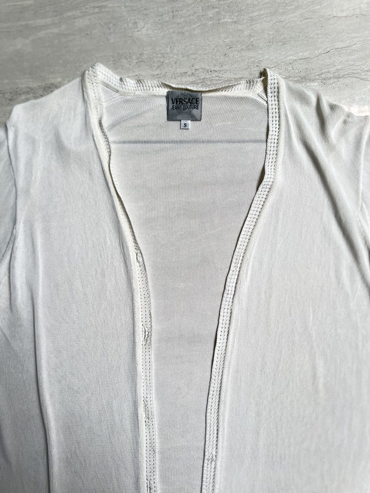Versace Jeans Couture Versace Jeans Couture White Cardigan Size US S / EU 44-46 / 1 - 3 Thumbnail