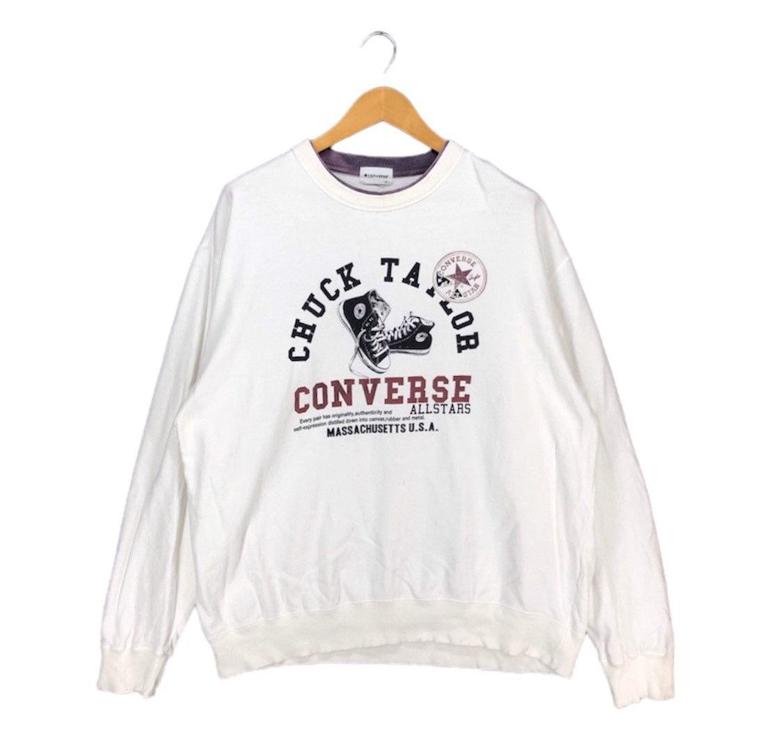 Converse CONVERSE CHUCK TAYLOR Crew Neck Sweatshirt #1429-51 Size US XXL / EU 58 / 5 - 1 Thumbnail