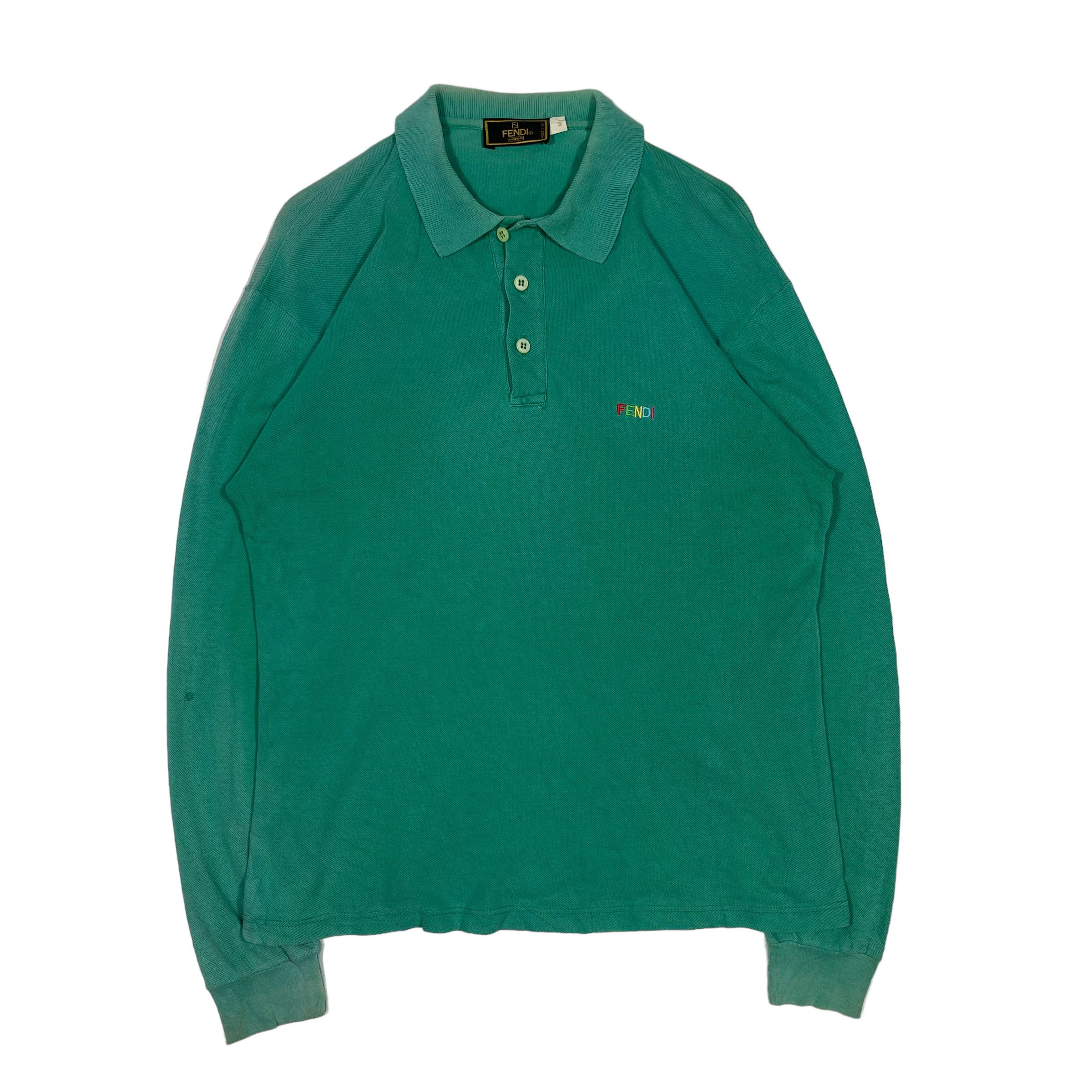 Fendi × Vintage Fendi Vintage 1990s Embroidered Polo Shirt Size US M / EU 48-50 / 2 - 1 Thumbnail
