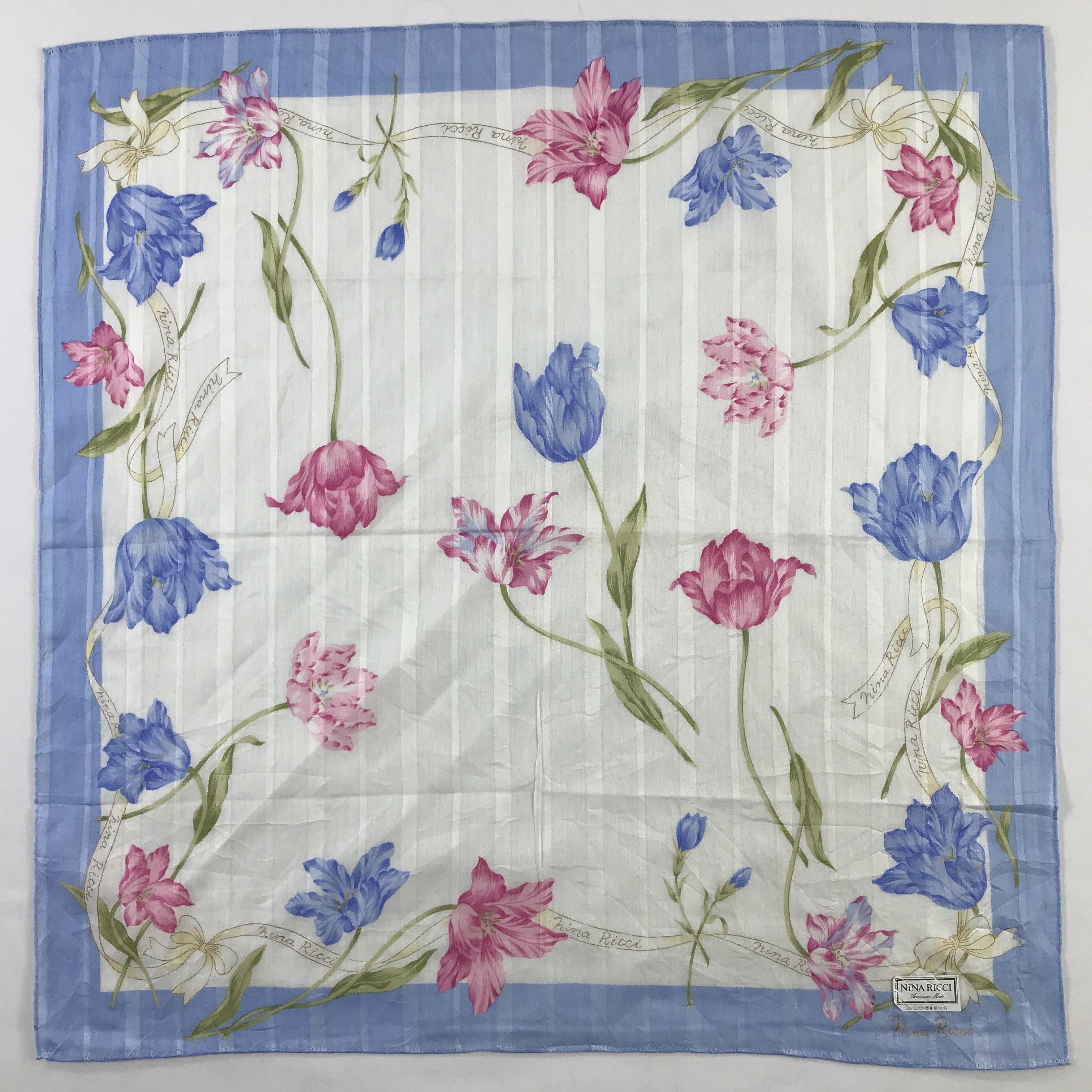 Nina Ricci × Vintage Nina Ricci Bandana / Handkerchief / Neckerchief - S461 Size ONE SIZE - 1 Thumbnail
