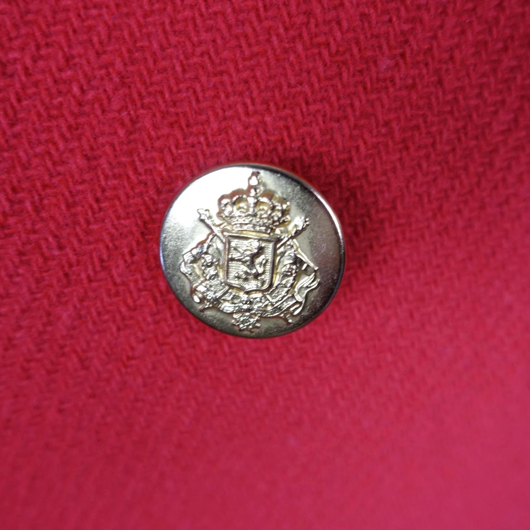 J.Crew J.Crew Coat Womens 2 Red Pea Coat Double Breasted Wool Storm Nello Gori Stadium Cloth Quick Reference: Not applicable Size XS / US 0-2 / IT 36-38 - 4 Thumbnail