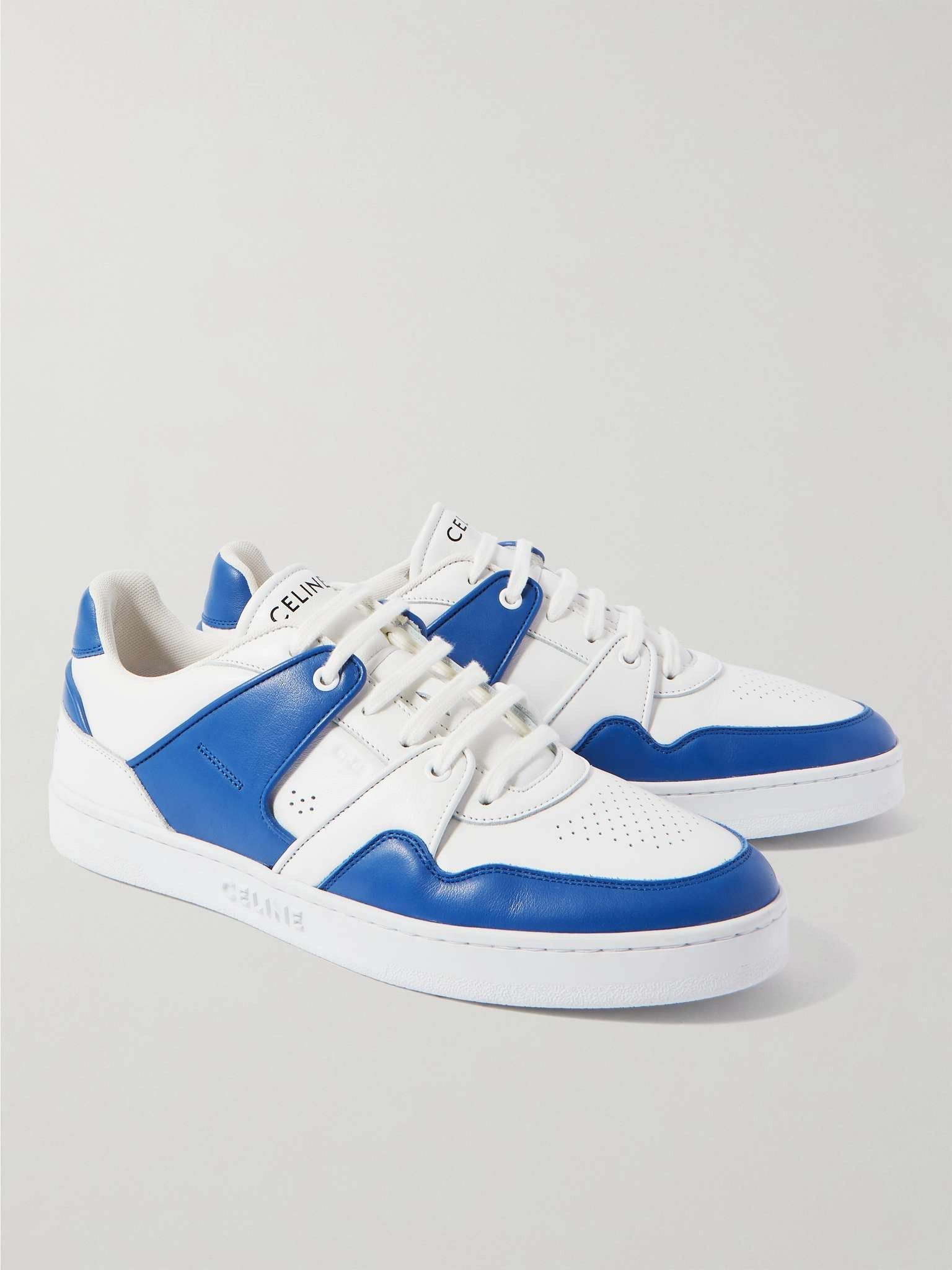 Celine o1bcso1str0625 346483338C Low-Top Sneakers Optic White/Blue Size US 10 / EU 43 - 4 Thumbnail