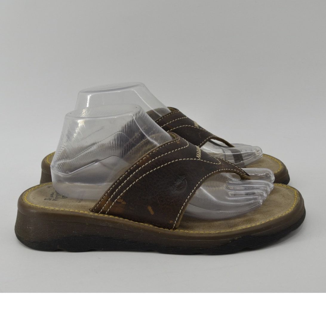 Dr. Martens Dr Martens Thong Sandals Leather Men's Flip Flop 5A54 Size 7 Size US 7 / EU 40 - 6 Thumbnail