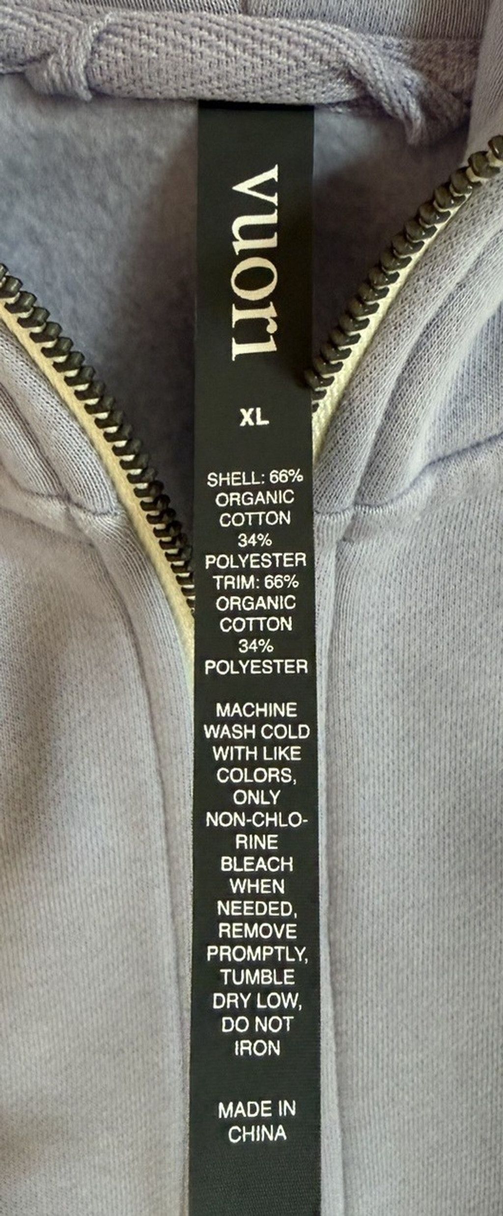 Vuori VUORI RESTORE HALF ZIP HOODIE LAVENDER MIST COLOR SIZE XL Size XL / US 12-14 / IT 48-50 - 6 Thumbnail