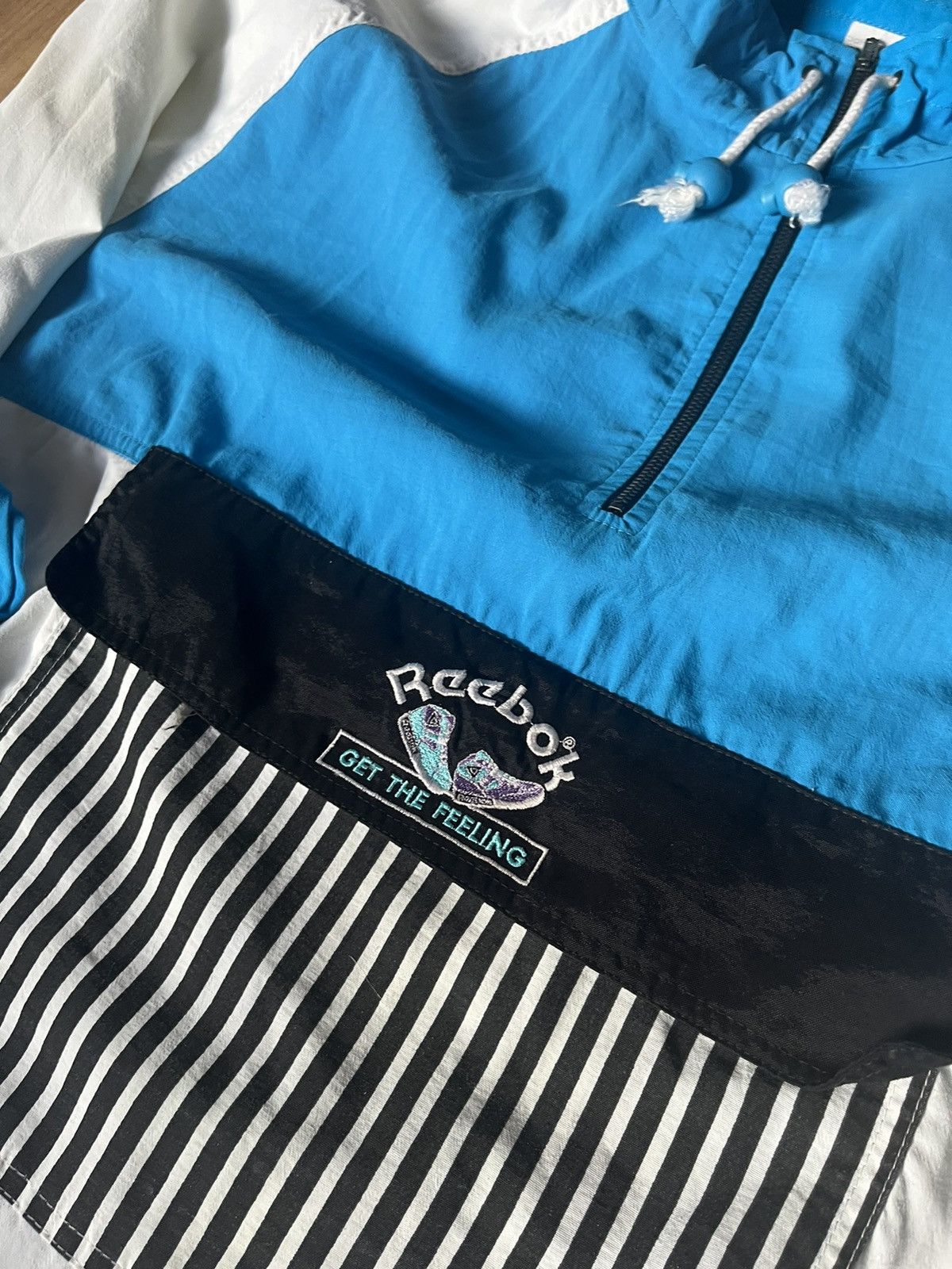 Reebok × Vintage Vintage Rare 90’s Reebok Get The Feeling jacket Size US M / EU 48-50 / 2 - 3 Thumbnail