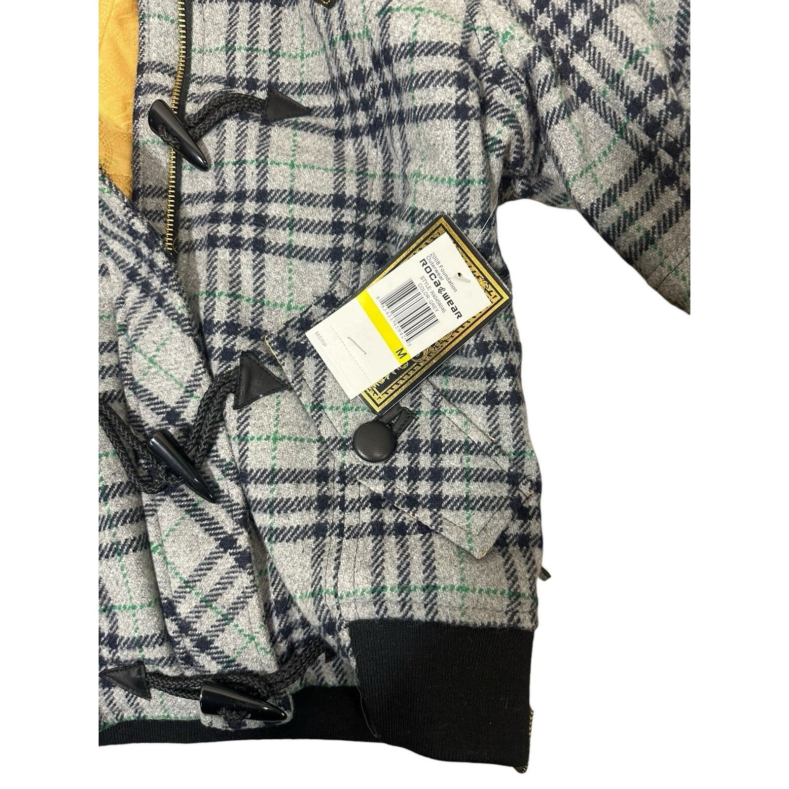 Rocawear Vintage Rocawear Lumberjack Plaid Coat Y2K Hip Hop Jay-Z Size M / US 6-8 / IT 42-44 - 4 Thumbnail