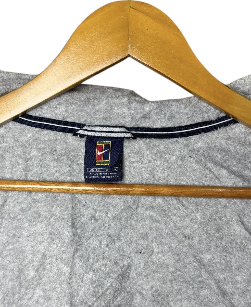 Nike × Vintage Vintage Nike Tennis Court Swoosh Parka Jacket Size L / US 10 / IT 46 - 9 Thumbnail