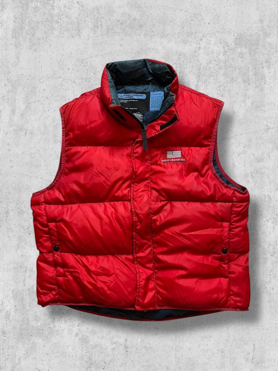 Polo Ralph Lauren Polo Ralph Lauren USA FLAG vintage Puffer vest RL Size US L / EU 52-54 / 3 - 2 Thumbnail