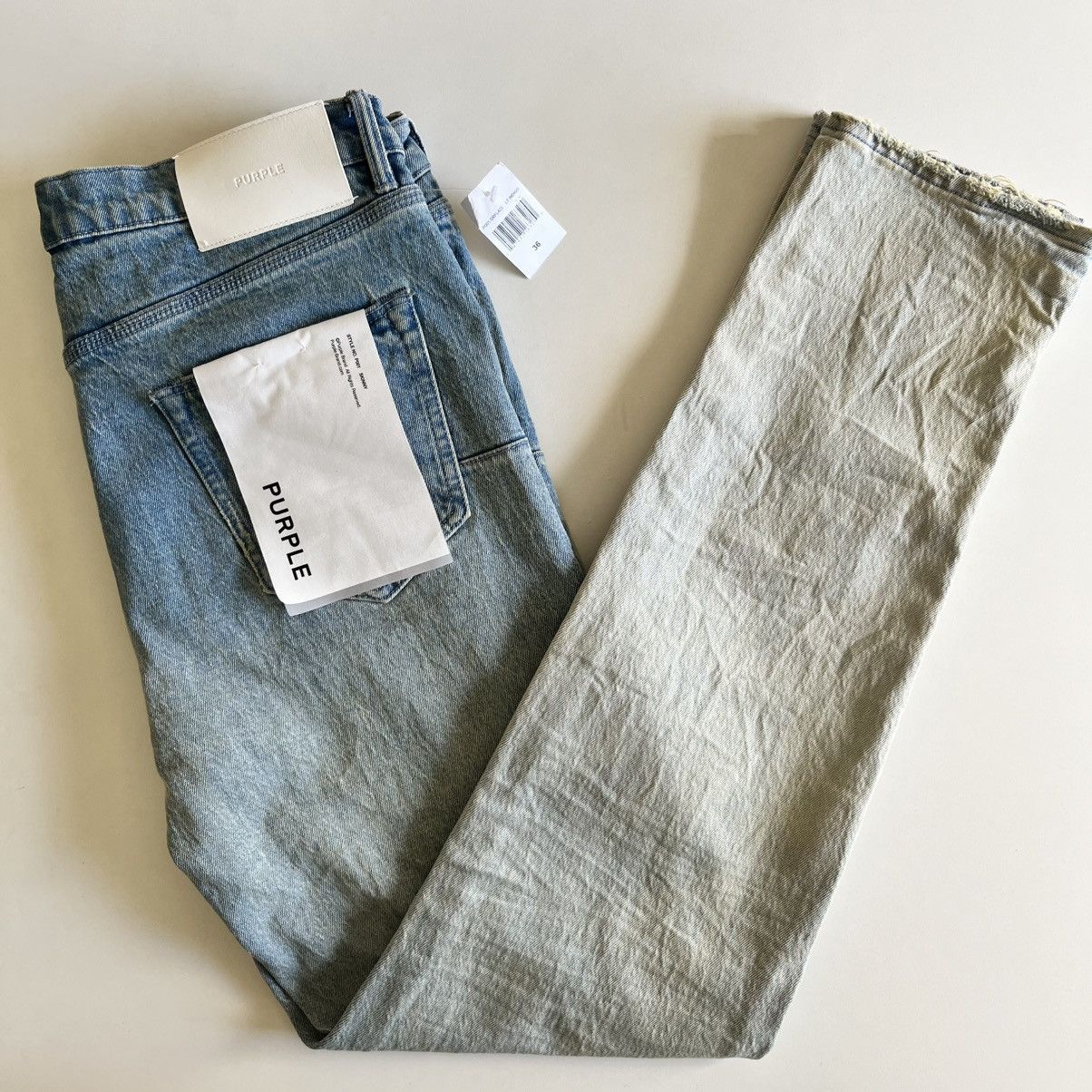 Purple Brand Purple Brand Skinny Rhone Fade Light Indigo Jeans Sz 36 NWT Size US 36 / EU 52 - 1 Thumbnail