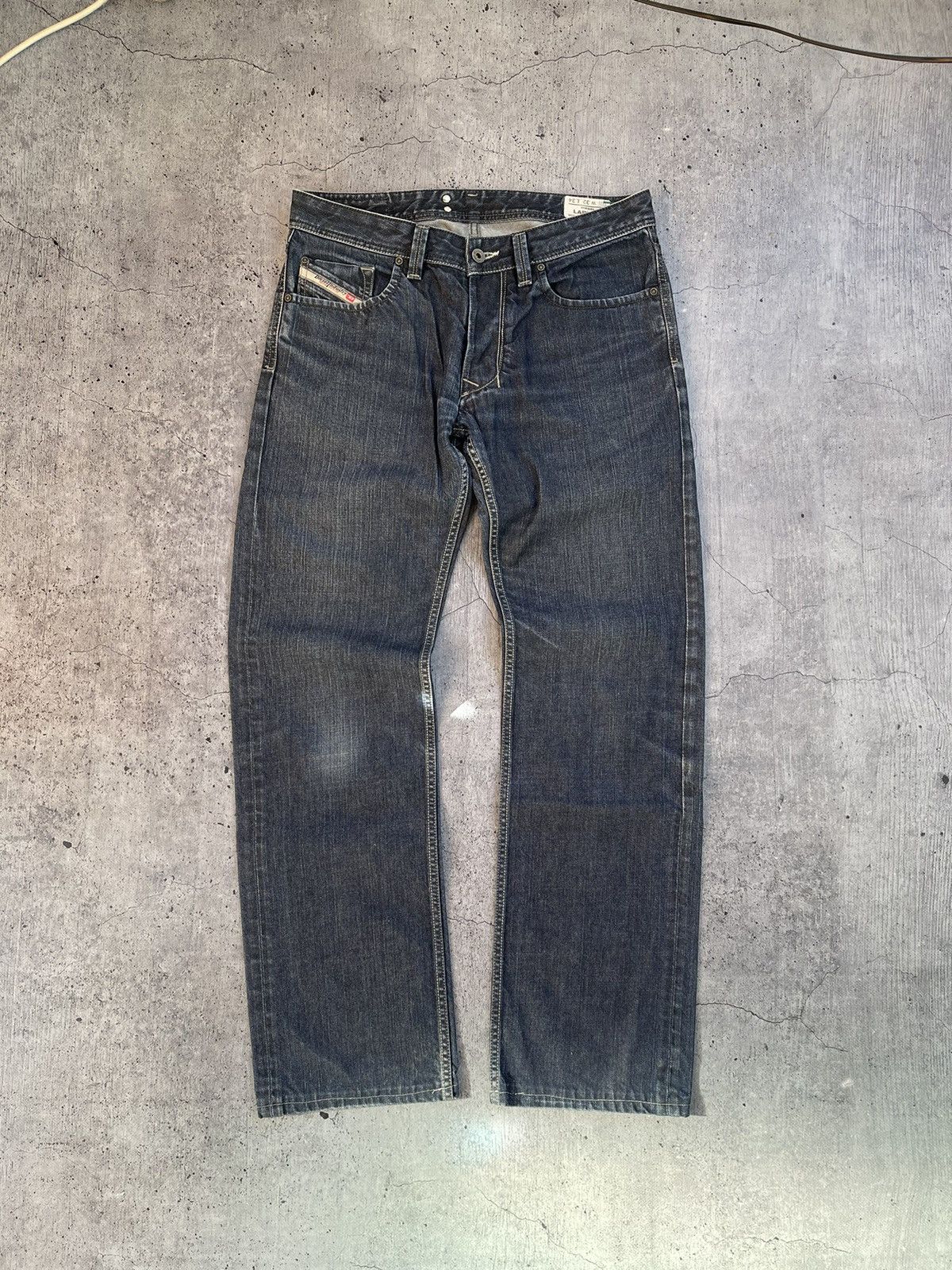 Diesel × Vintage Vintage Diesel Y2k Larkee distressed jeans mens Size US 32 / EU 48 - 6 Thumbnail