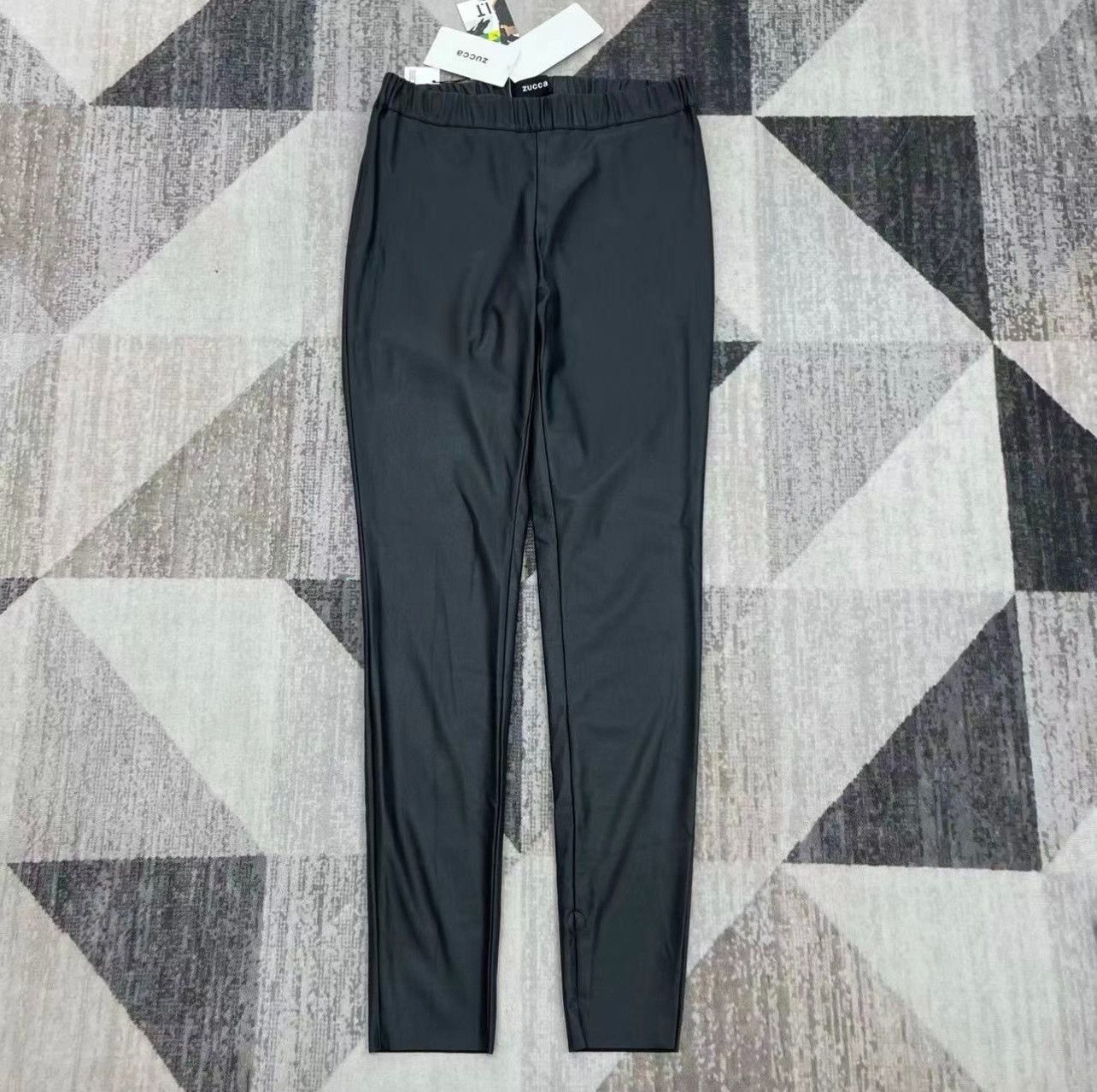 Zucca Zucca Japan Distressed Leather Leggings Size 26" / US 2 / IT 38 - 1 Thumbnail