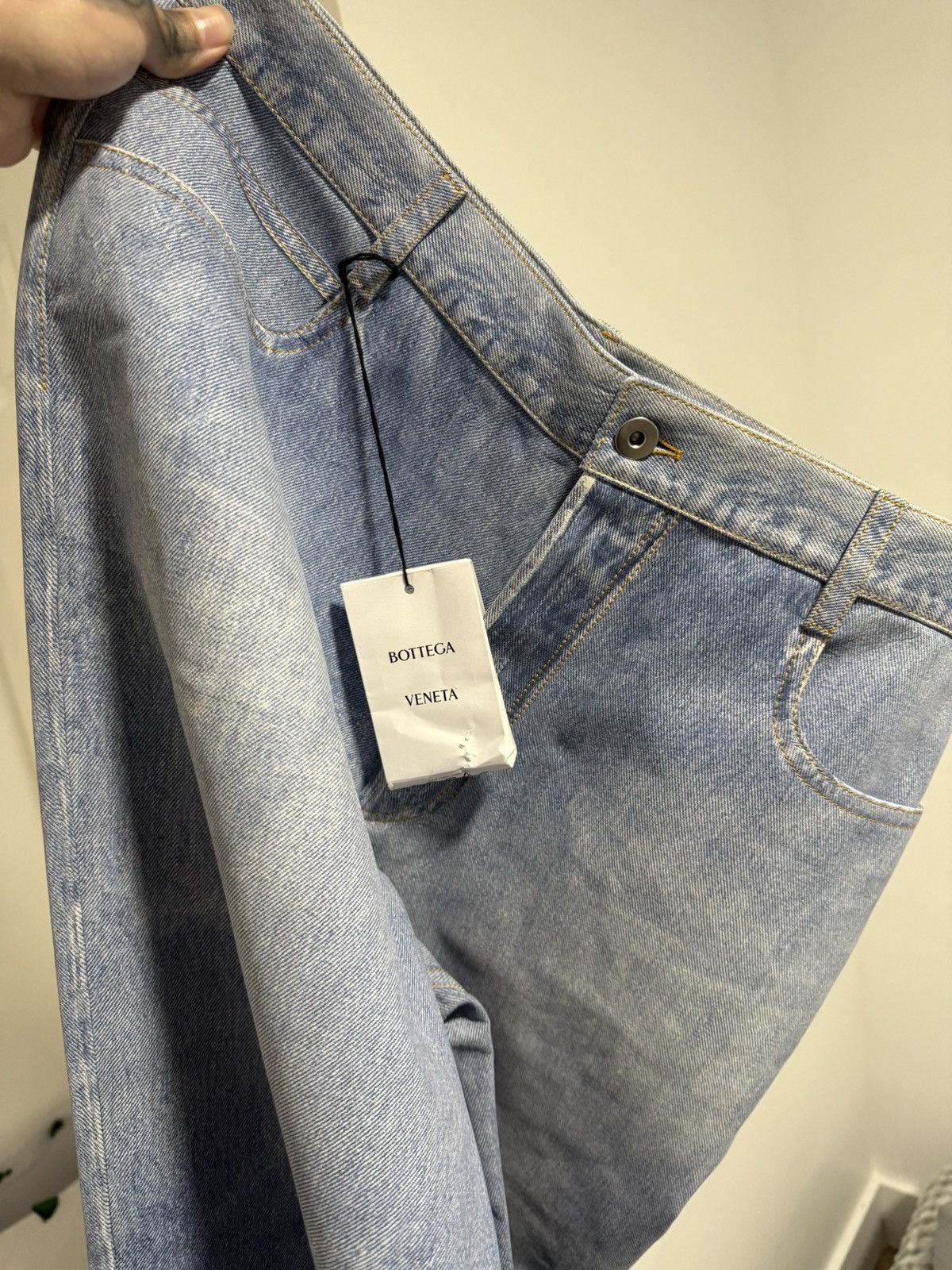 Bottega Veneta Bottega Veneta Denim print Leather jeans Size US 34 / EU 50 - 14 Thumbnail