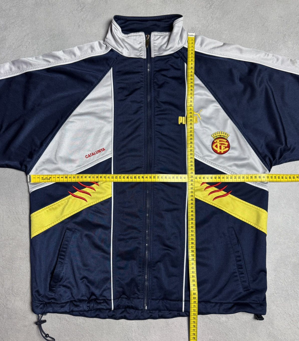 Puma Catalunya 2001 2003 Football Soccer Track Jacket Puma Size US L / EU 52-54 / 3 - 17 Thumbnail