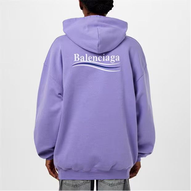 Balenciaga o1g2r1mq0924 Hoodies in Lilac Size S / US 4 / IT 40 - 5 Thumbnail