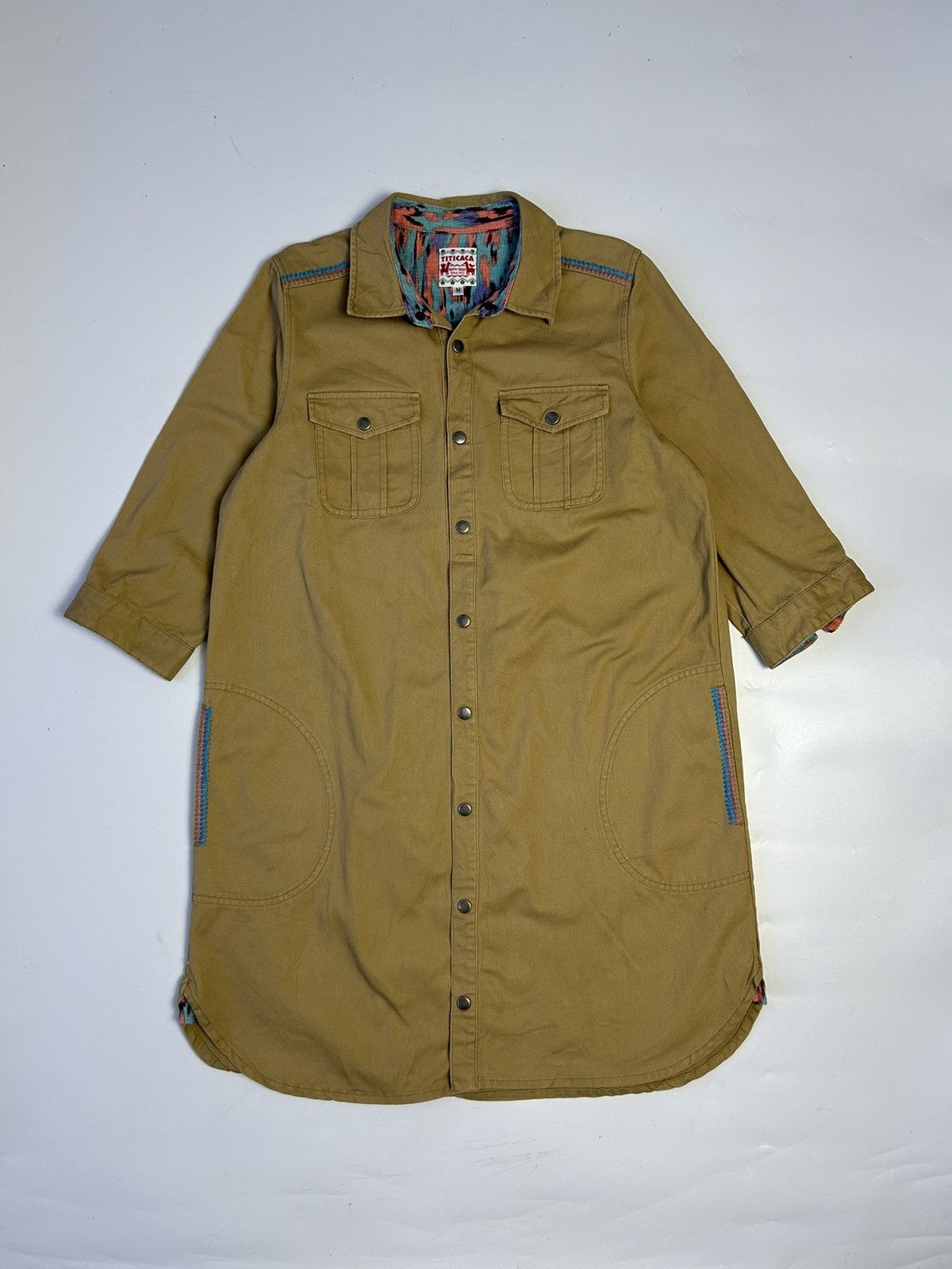 Japanese Brand TITICACA 3/4 SLEEVE BLOUSE Size M / US 6-8 / IT 42-44 - 1 Thumbnail
