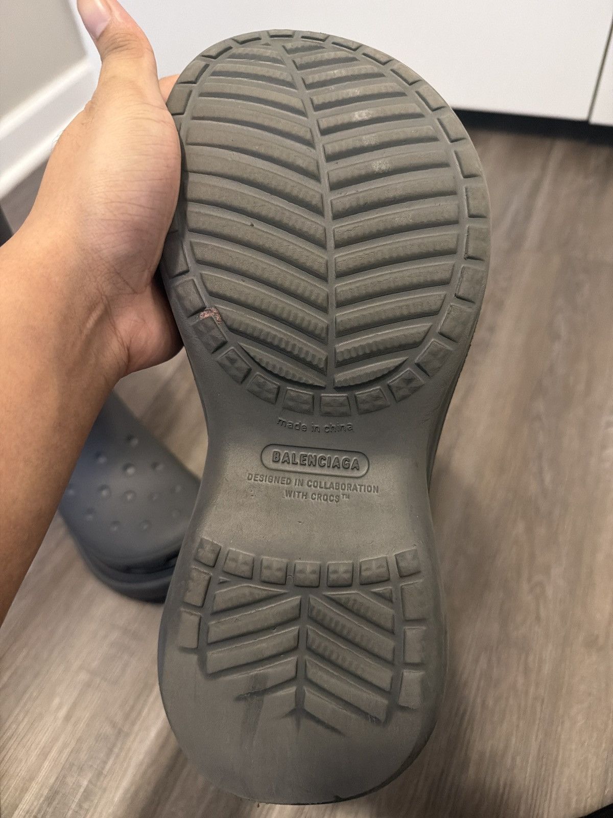 Balenciaga Grey Balenciaga x Crocs Boot Size US 11 / EU 44 - 7 Thumbnail