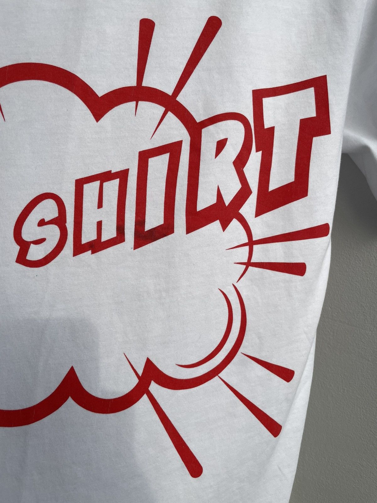 Comme des Garcons SHIRT RARE Comme Des Garcons SHIRT Big Logo T-Shirt Tee White Size US M / EU 48-50 / 2 - 5 Thumbnail