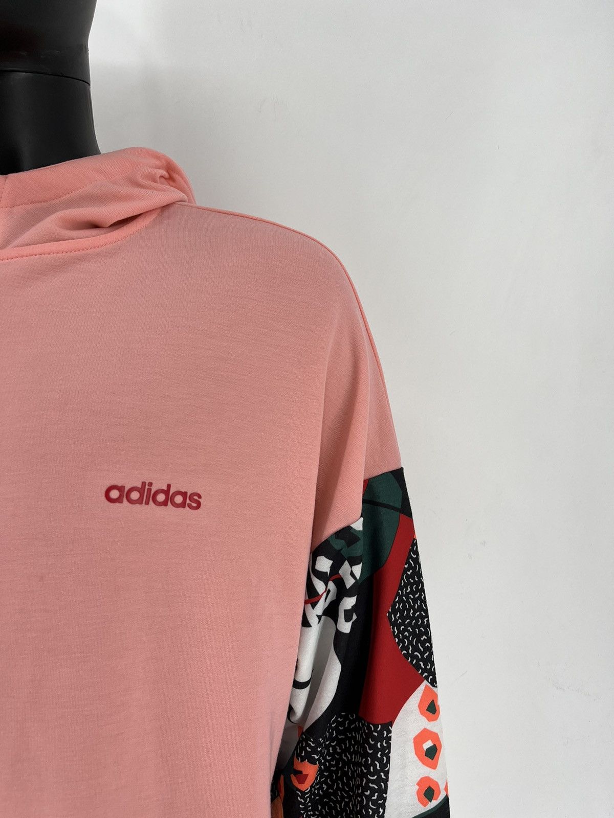 Adidas × Vintage Adidas Vintage Casual Flower Pattern Zip Sweatshirt 90's Size US M / EU 48-50 / 2 - 6 Thumbnail