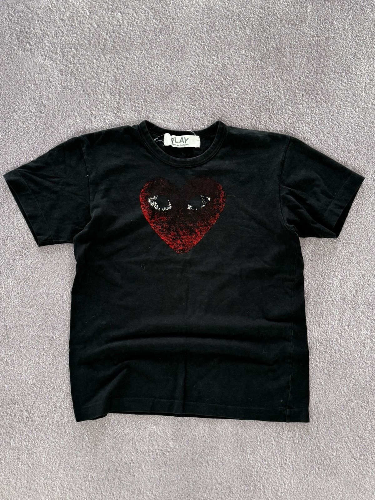 Comme des Garcons PLAY Vintage Play Comme Des Garcons Japan Faded T-Shirt Size US M / EU 48-50 / 2 - 1 Thumbnail