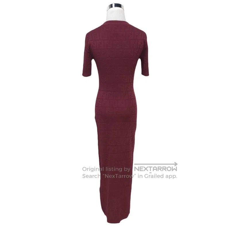 Fendi Fendi FF Printed Knit Dress Size XS / US 0-2 / IT 36-38 - 2 Thumbnail