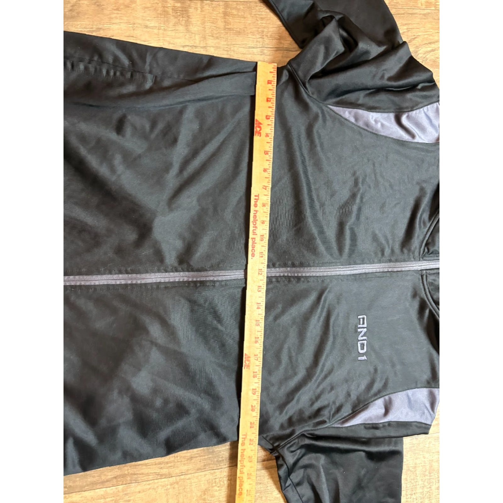 Vintage AND1 Basketball Jacket Mens XL Black Embordered Y2K Full Zip Athletic RN 117927 Size US XL / EU 56 / 4 - 5 Thumbnail