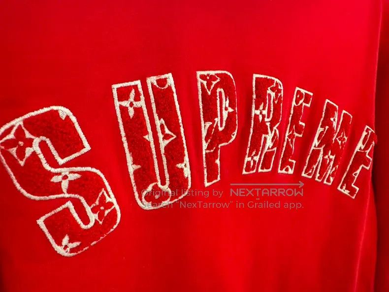 Louis Vuitton Louis Vuitton Supreme limited edition red flocked embroide Size US XS / EU 42 / 0 - 3 Thumbnail