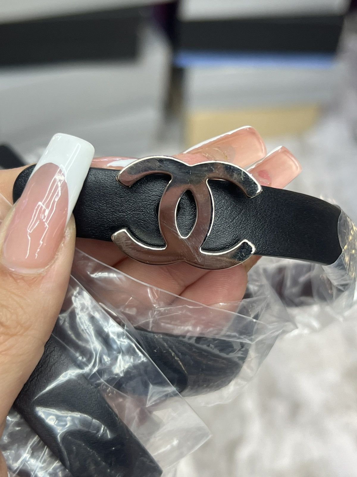 Chanel Chanel Reversible Leather Belt Size ONE SIZE - 3 Thumbnail