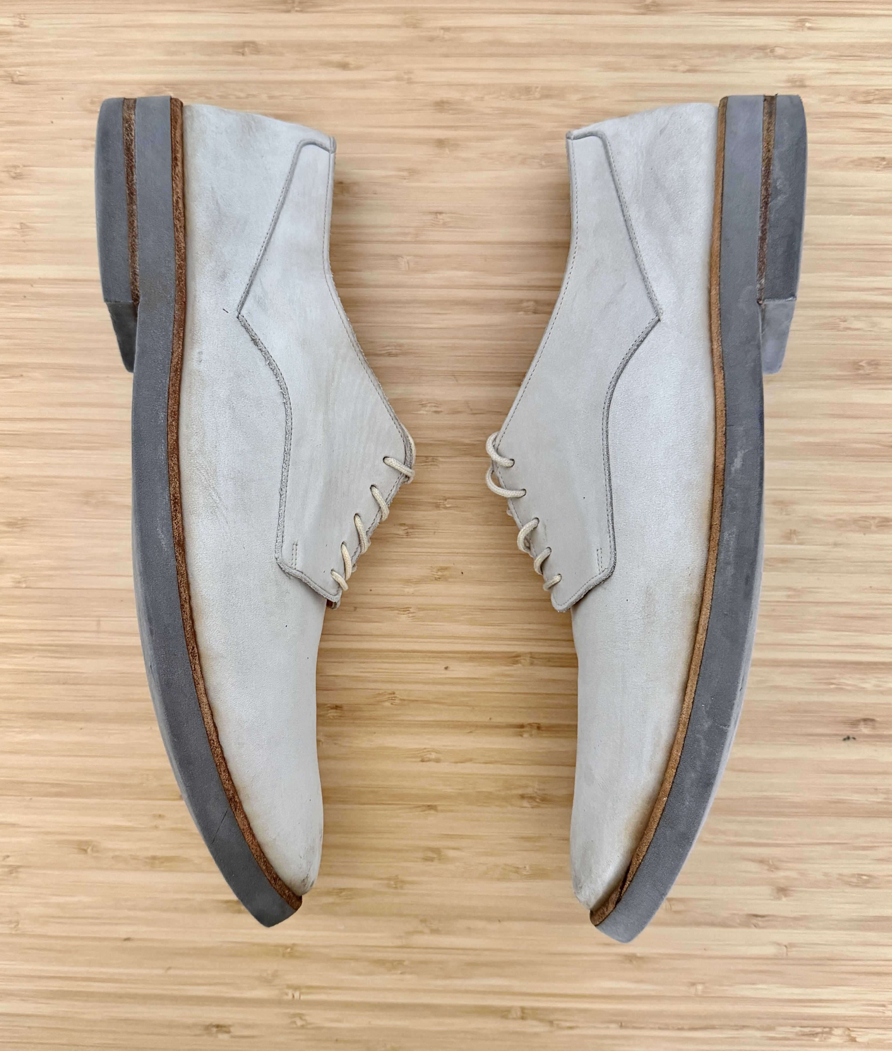 Maison Margiela Margiela Line 22 Distressed Suede White/Grey size 13 Size US 13 / EU 46 - 9 Thumbnail