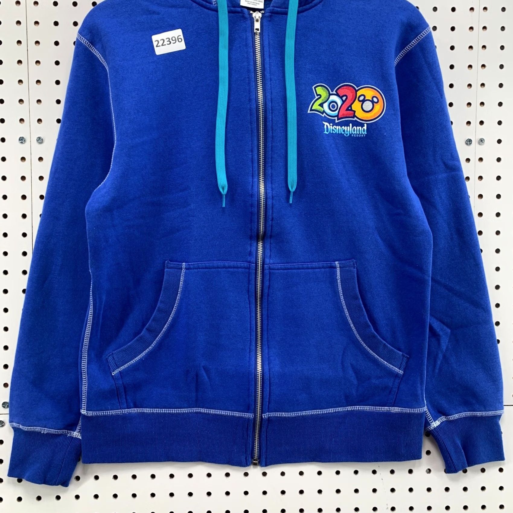 Disney Disney DisneyLand Hoodie Blue Men Small Full Zip Sweatshirt Hooded 2020 Size US S / EU 44-46 / 1 - 6 Thumbnail
