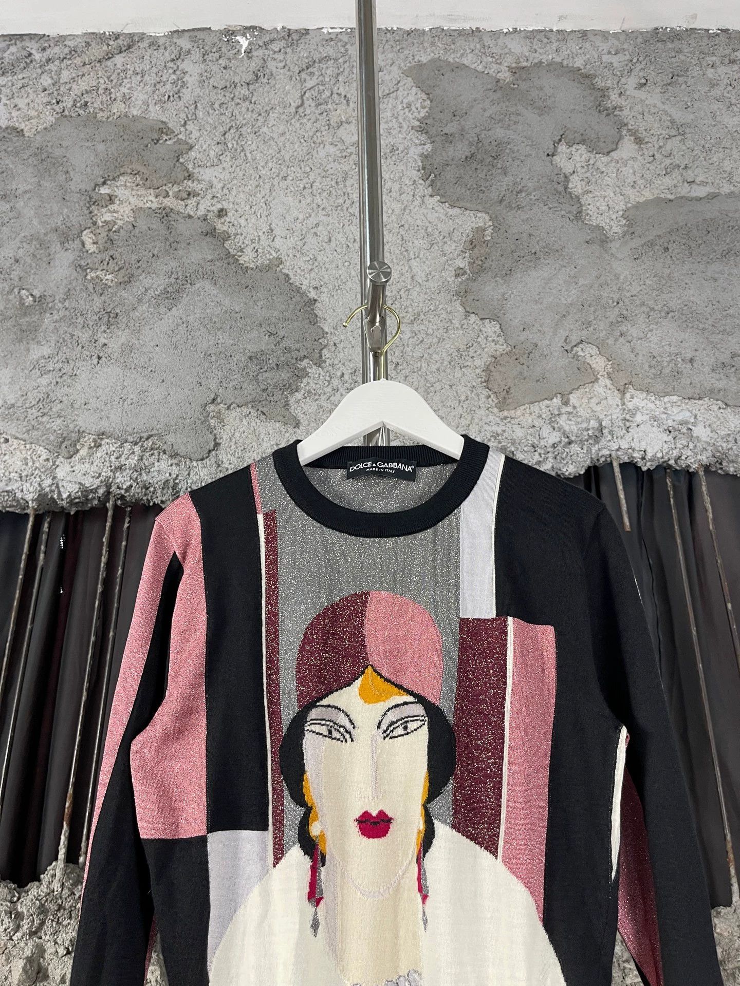 Dolce & Gabbana DOLCE & GABBANA KNIT LONG-SLEEVE TOP WOMEN'S 38 NEW Size XS / US 0-2 / IT 36-38 - 3 Thumbnail