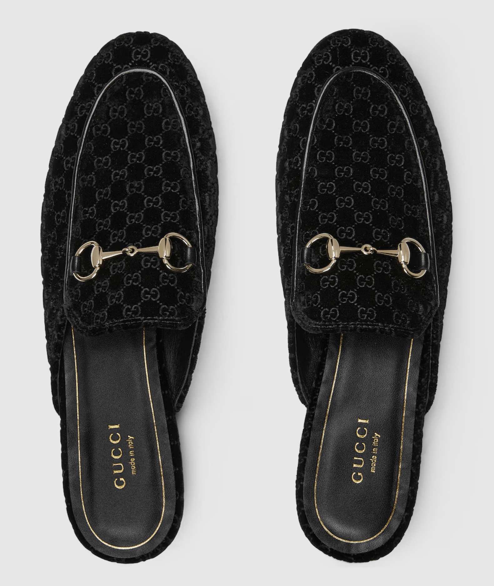 Gucci Princetown Velvet Backless Slide Loafer Mule Slipper Flat 41 Size US 11 / IT 41 - 10 Thumbnail