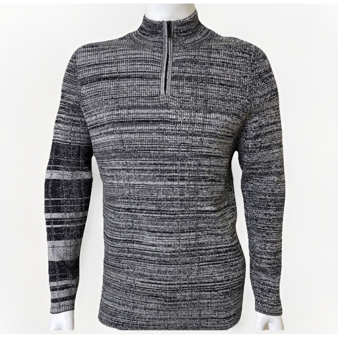 Vince Camuto Vince Camuto Sweater Mens size XXL Heather Gray 1/4 Zip Casu Size US XXL / EU 58 / 5 - 1 Thumbnail