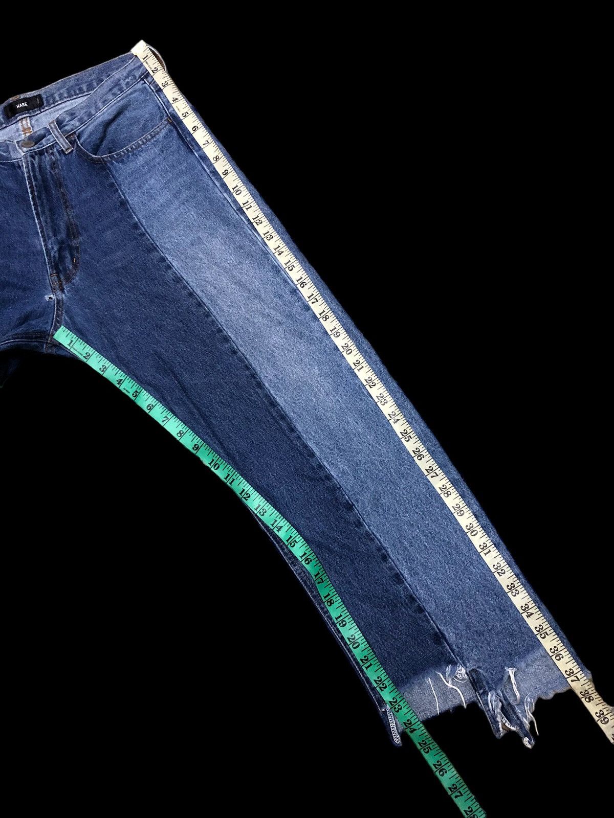 HARE RECONSTRUCTED CROPPED DENIM BY HARE Size US 32 / EU 48 - 9 Thumbnail