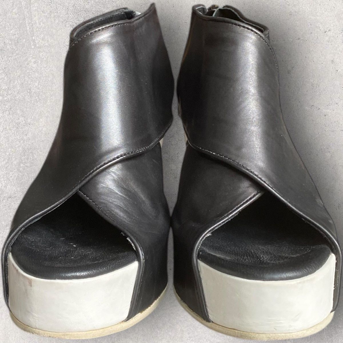 Ann Demeulemeester Open Toe Platform Heels Size US 6.5 / IT 36.5 - 3 Thumbnail