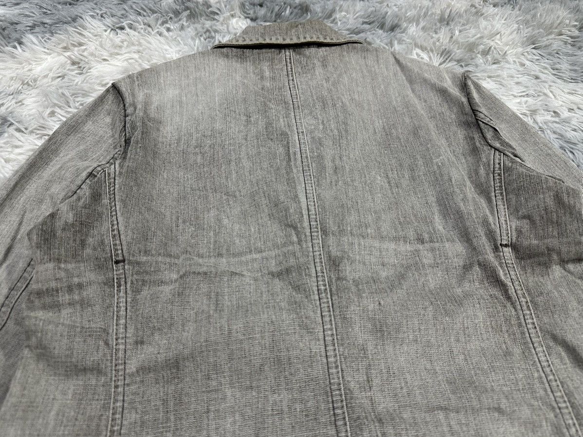 Marithe + Francois Girbaud 🔥1993 Vintage Marithe Francois Girbaud Denim Jacket Charcoal Size US M / EU 48-50 / 2 - 7 Thumbnail