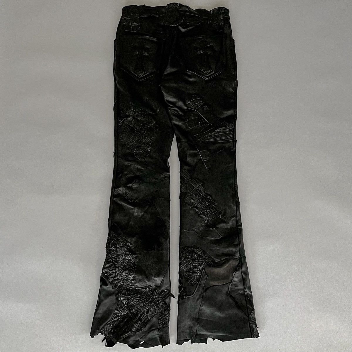 YASUYUKI ISHII - Flared cotton pants with a 