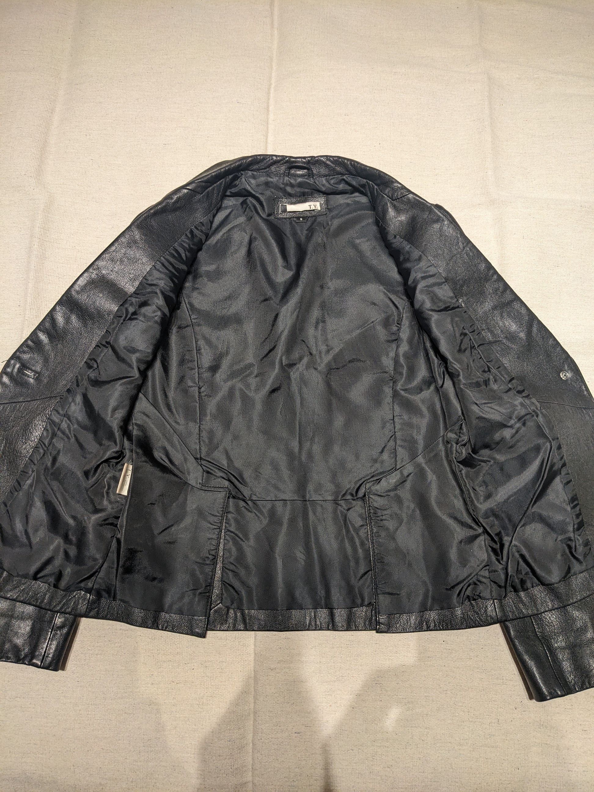 Other Vintage T.Y. Tokio Yoshikawa Leather Blazer women's xs Size XS / US 0-2 / IT 36-38 - 4 Thumbnail
