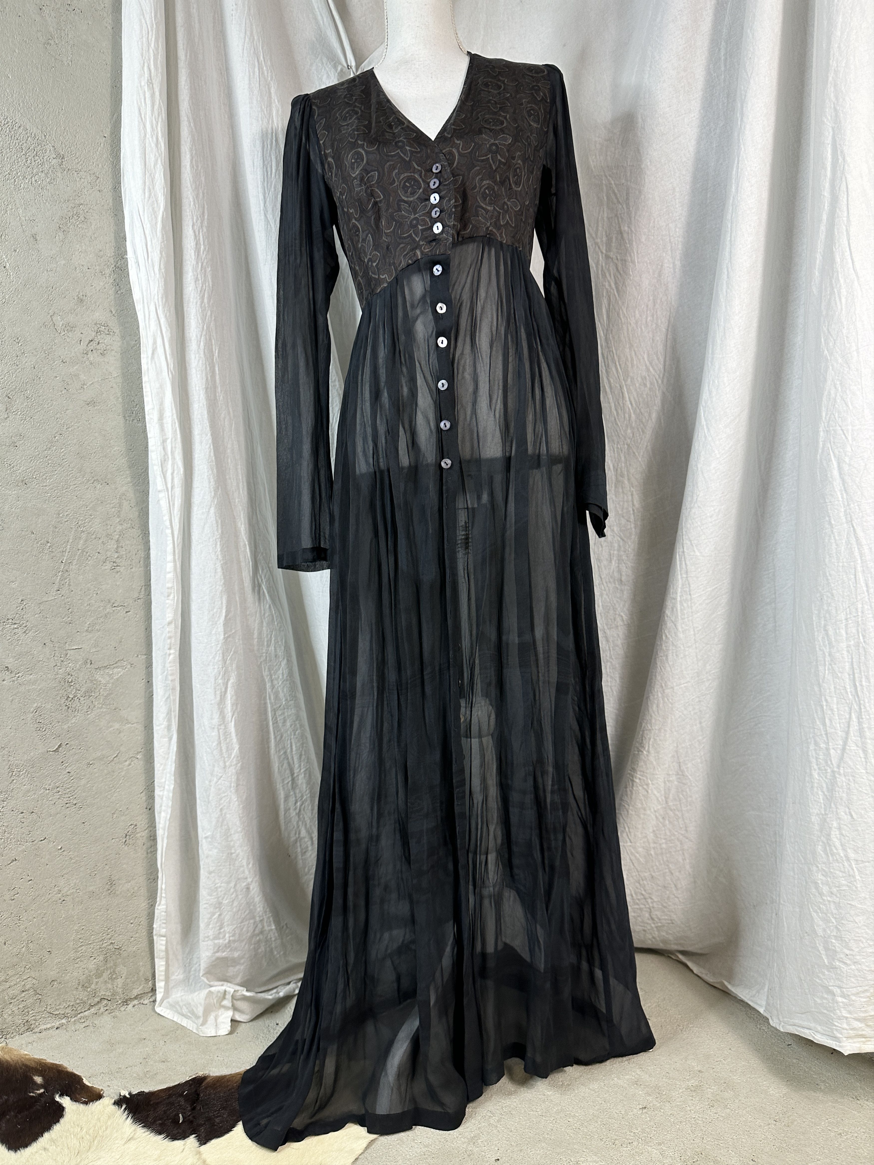 Dries Van Noten × Vintage Vintage Silk Dress Dries Van Noten Size M / US 6-8 / IT 42-44 - 2 Thumbnail