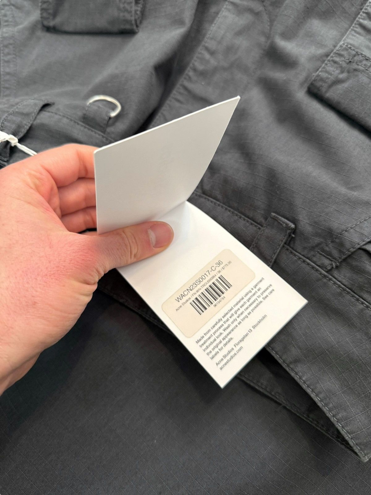 Acne Studios Multi Pocket Relaxed Ripstop Cargos Size 32" / US 10 / IT 46 - 10 Thumbnail