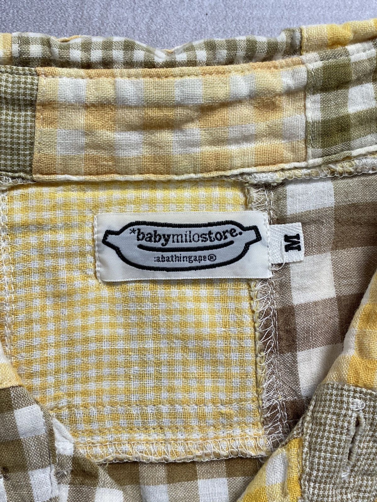 Bape Bape “Baby Milo” Patchwork Shirt Size US M / EU 48-50 / 2 - 7 Thumbnail
