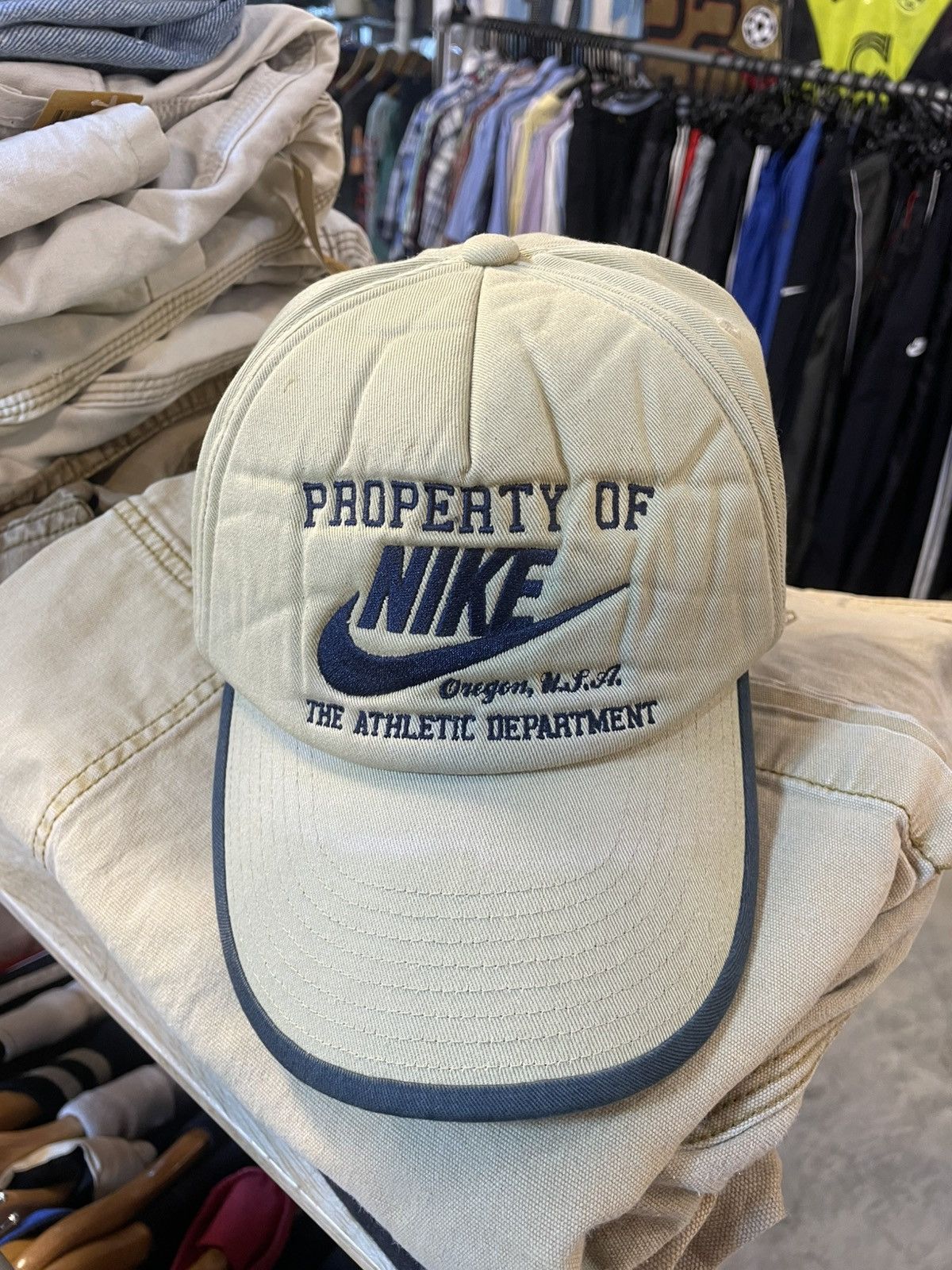 Nike Vintage Nike Spell Out Cap Size ONE SIZE - 2 Thumbnail