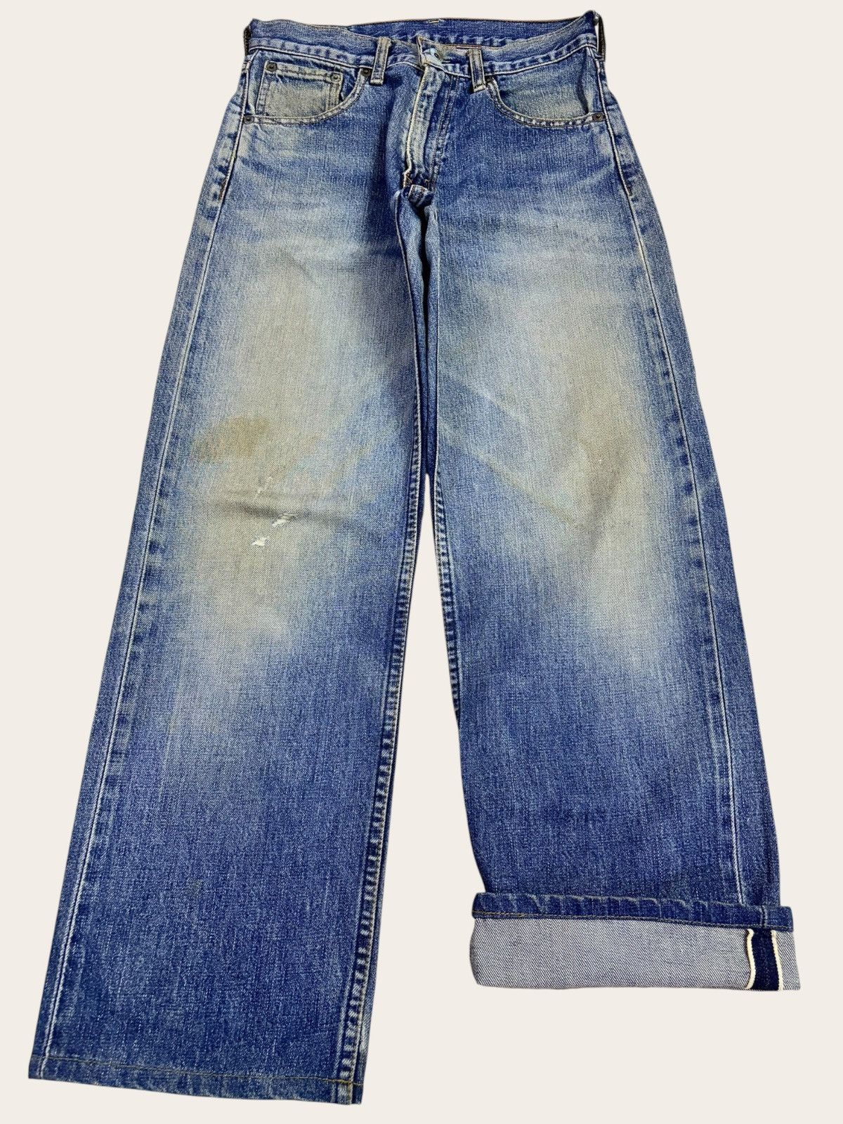Levi's 90s Japan Levis Lot 503 Selvedge Yellow Faded Jeans Size US 28 / EU 44 - 1 Thumbnail