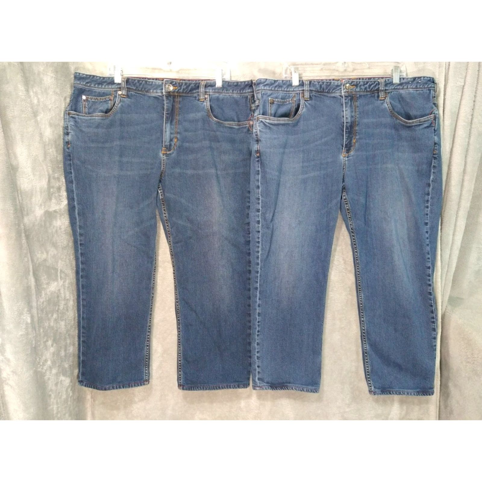 Tommy Bahama Tommy Bahama Jeans Mens 42x30 Blue Denim Standard Fit Leg Dark Wash Lot of 2 Size US 42 / EU 58 - 2 Thumbnail