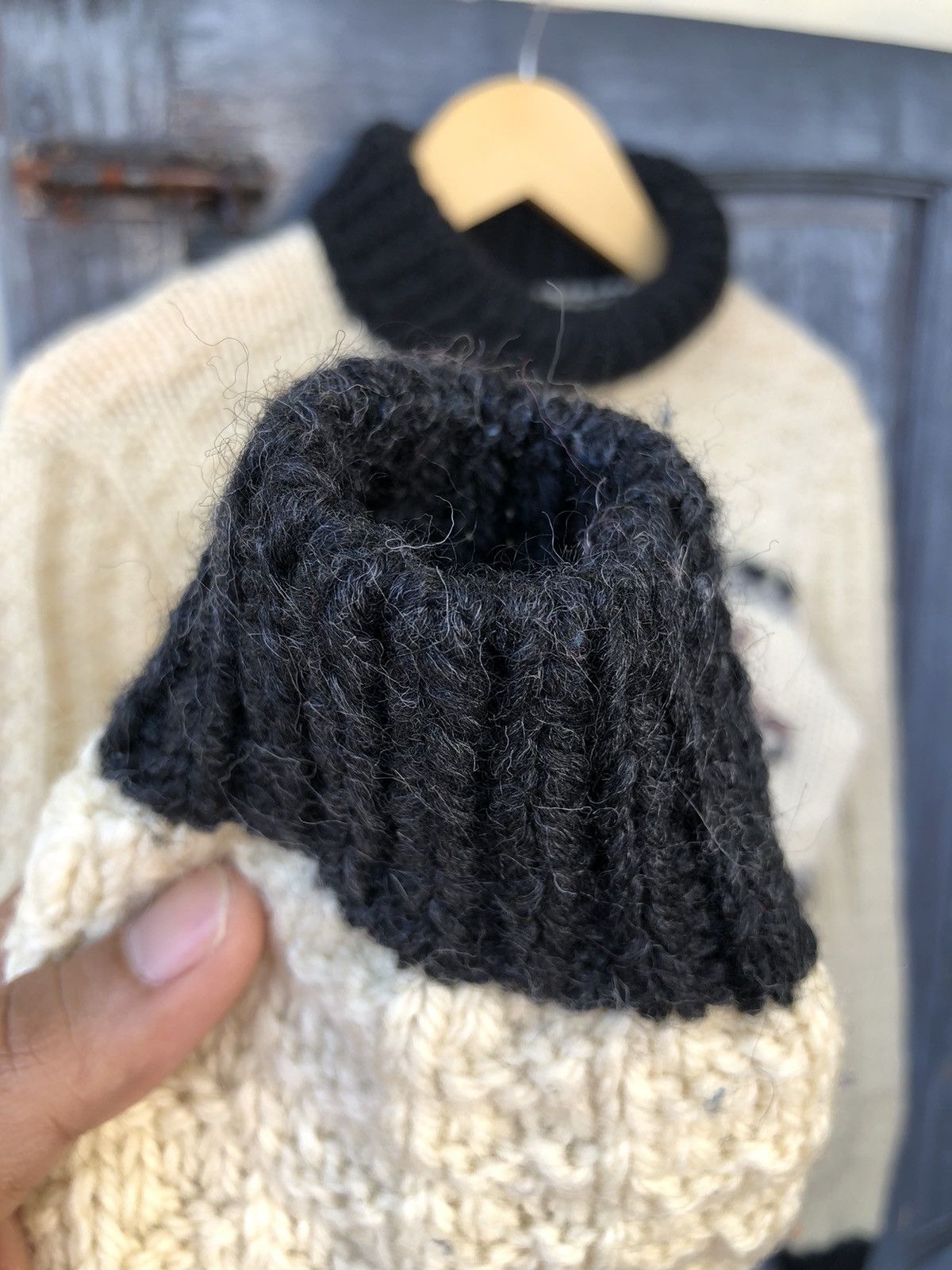 Vintage Sweet Grandma Handmade Knit With Snow Graphic on Both Side Size US S / EU 44-46 / 1 - 8 Thumbnail