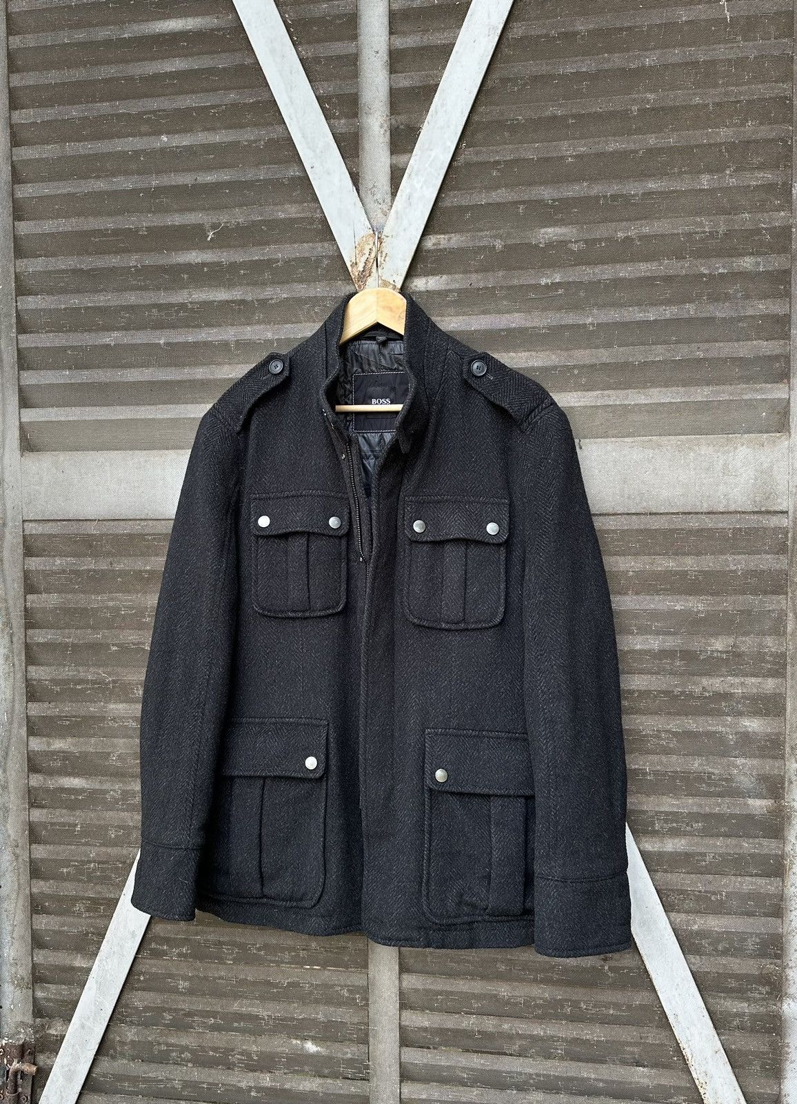 Hugo Boss Hugo Boss Wool Utility Jacket Grailed