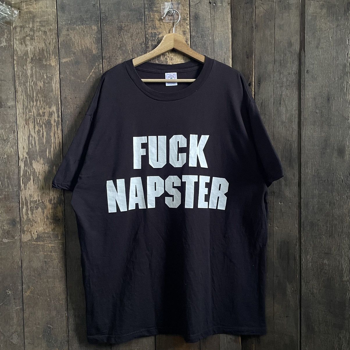 Band Tees Vintage Fuck Napster Music Digital Software Shirt Size US XL / EU 56 / 4 - 1 Thumbnail