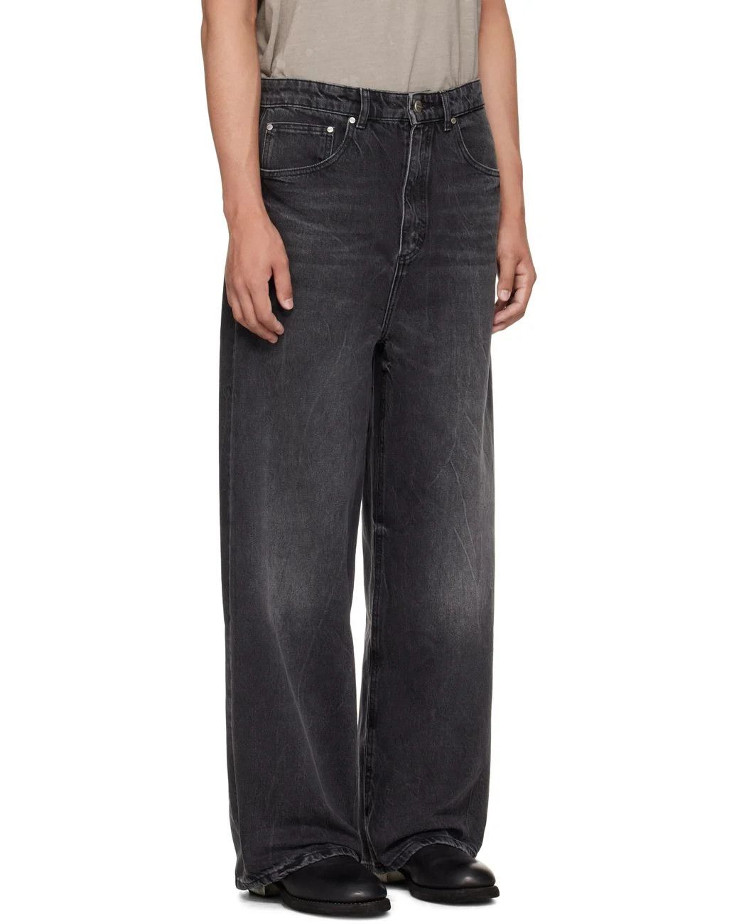 Han Kjobenhavn NWT - Baggy Denim - Black Vein Size US 33 - 7 Thumbnail