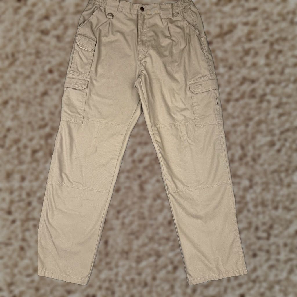 Vintage 5.11 Tactical Pants Mens 36x32 Khaki Cargo Workwear Cotton LEO EMT Hiking 74251 Size US 36 / EU 52 - 1 Thumbnail